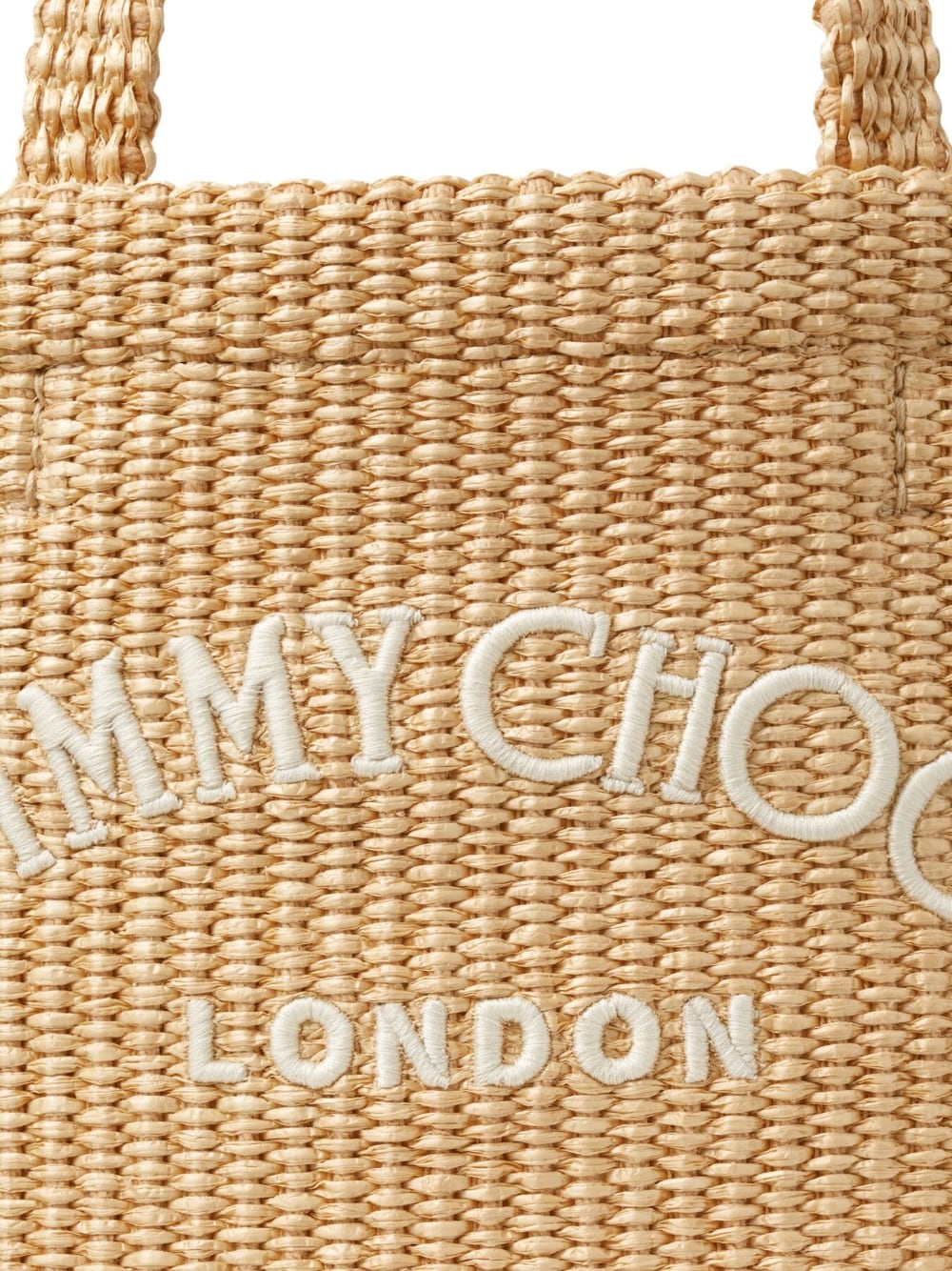 JIMMY CHOO CAPSULE Bags.. Beige BEACHTOTEEWMINIBXGNATURALLATTE (JIMMY CHOO / トートバッグ ) | JIMMY CHOO (ジミー チュウ)(6)