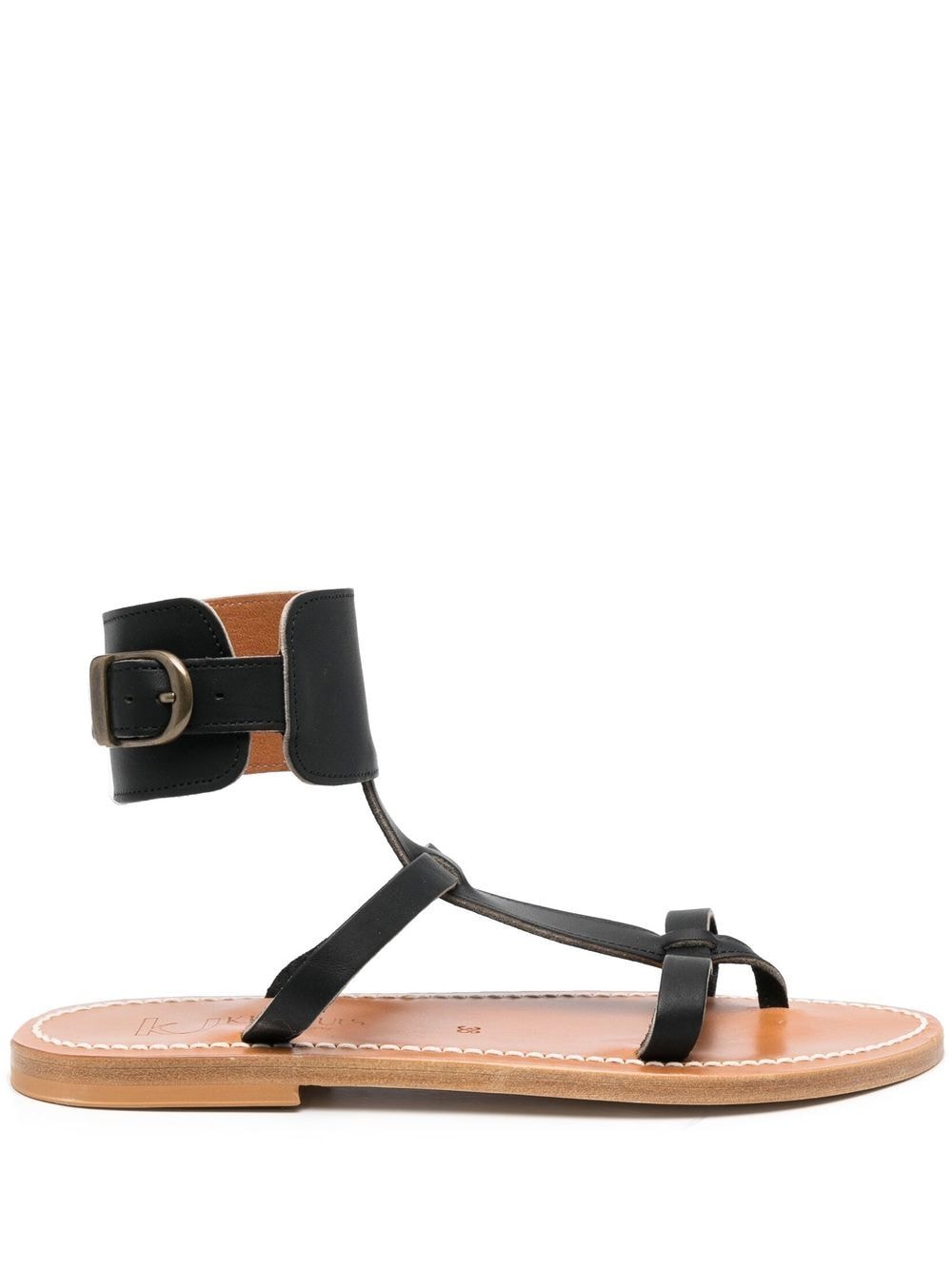 K Jacques St Tropez Sandals Black EJ302152CARAVELLEPULNOIR (K.JACQUES / サンダル ) | K.JACQUES (カージャック)
