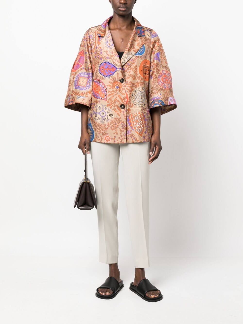 Alberto Biani Jackets Golden PP871SE315868 (alberto biani / カジュアルジャケット ) | alberto biani (アルベルト ビアーニ)(2)