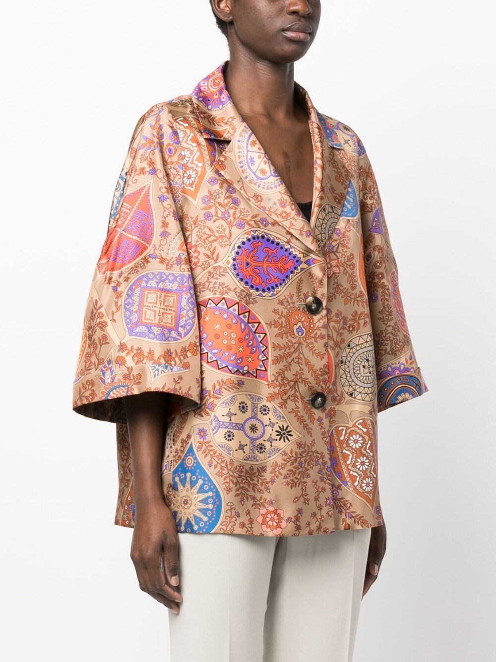 Alberto Biani Jackets Golden PP871SE315868 (alberto biani / カジュアルジャケット ) | alberto biani (アルベルト ビアーニ)(4)