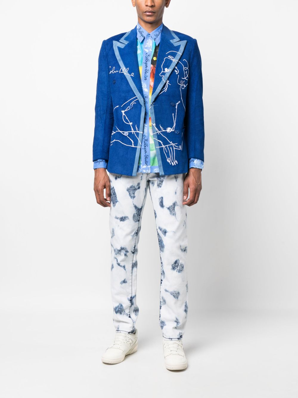 KIDSUPER Jackets Blue SS23SUT57SIGNATURE (KidSuper Studios / ブレザー・ジャケット ) | KidSuper Studios (キッドスーパー ストゥディオス)(3)