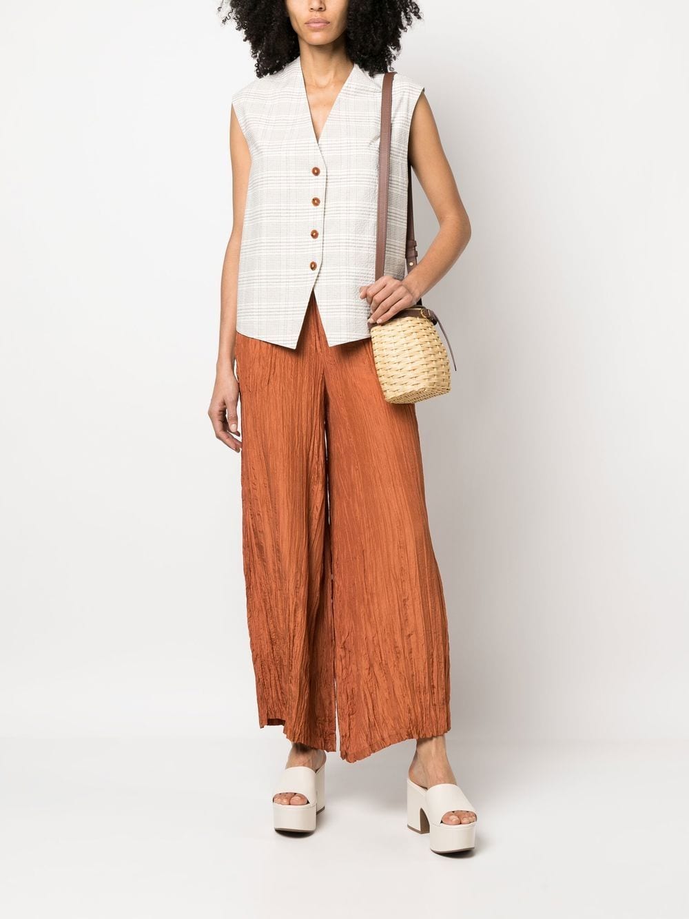 Alysi Sweaters White 103826P3007BURRO (ALYSI / ベスト ) | ALYSI (アリジ)(4)