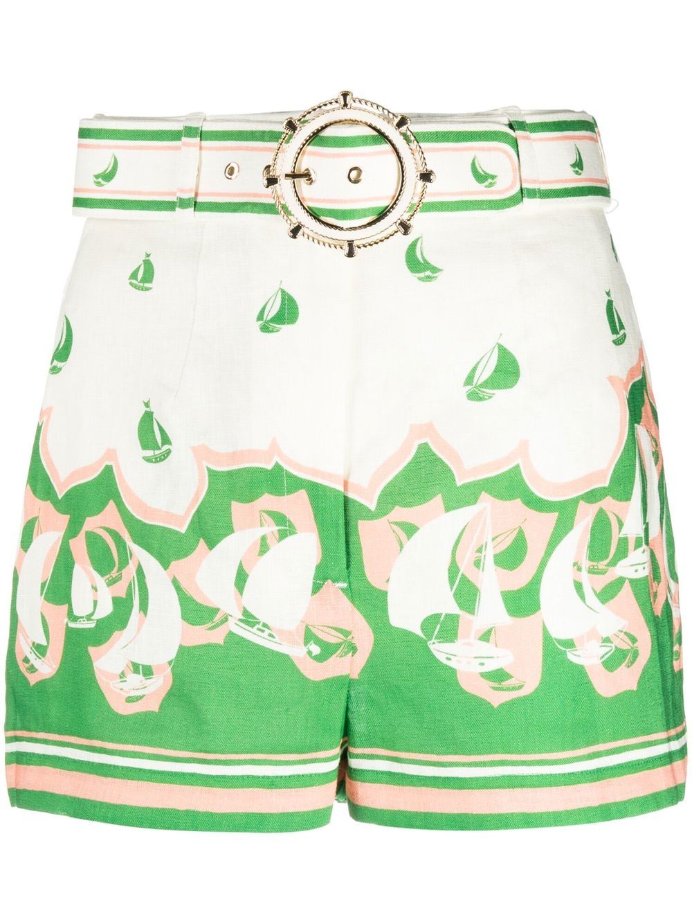 Zimmermann Shorts Green 5753AHIGGNSAL (ZIMMERMANN / ショートパンツ ) | ZIMMERMANN (ジマーマン)