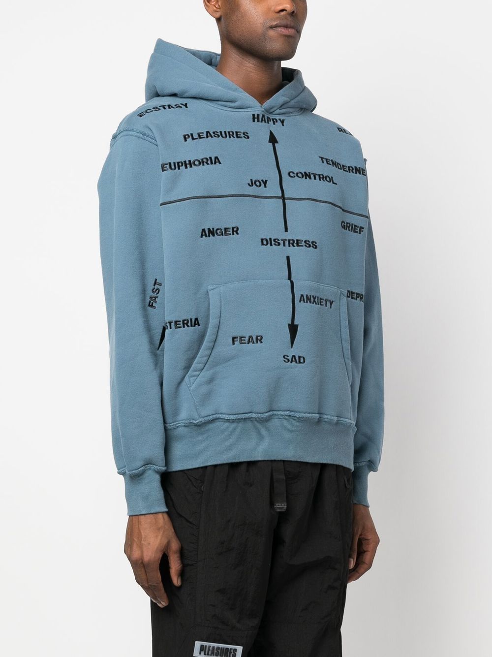 Pleasures Sweaters Blue P22W017BLUE (PLEASURES / スウェット・フーディー ) | PLEASURES (プレジャーズ)(2)