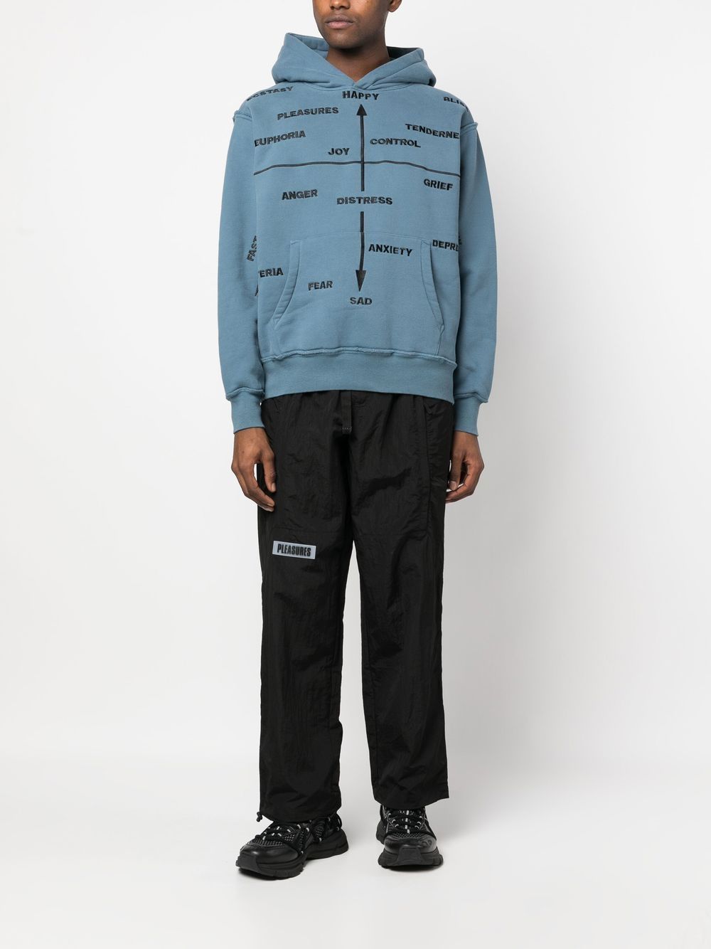 Pleasures Sweaters Blue P22W017BLUE (PLEASURES / スウェット・フーディー ) | PLEASURES (プレジャーズ)(3)