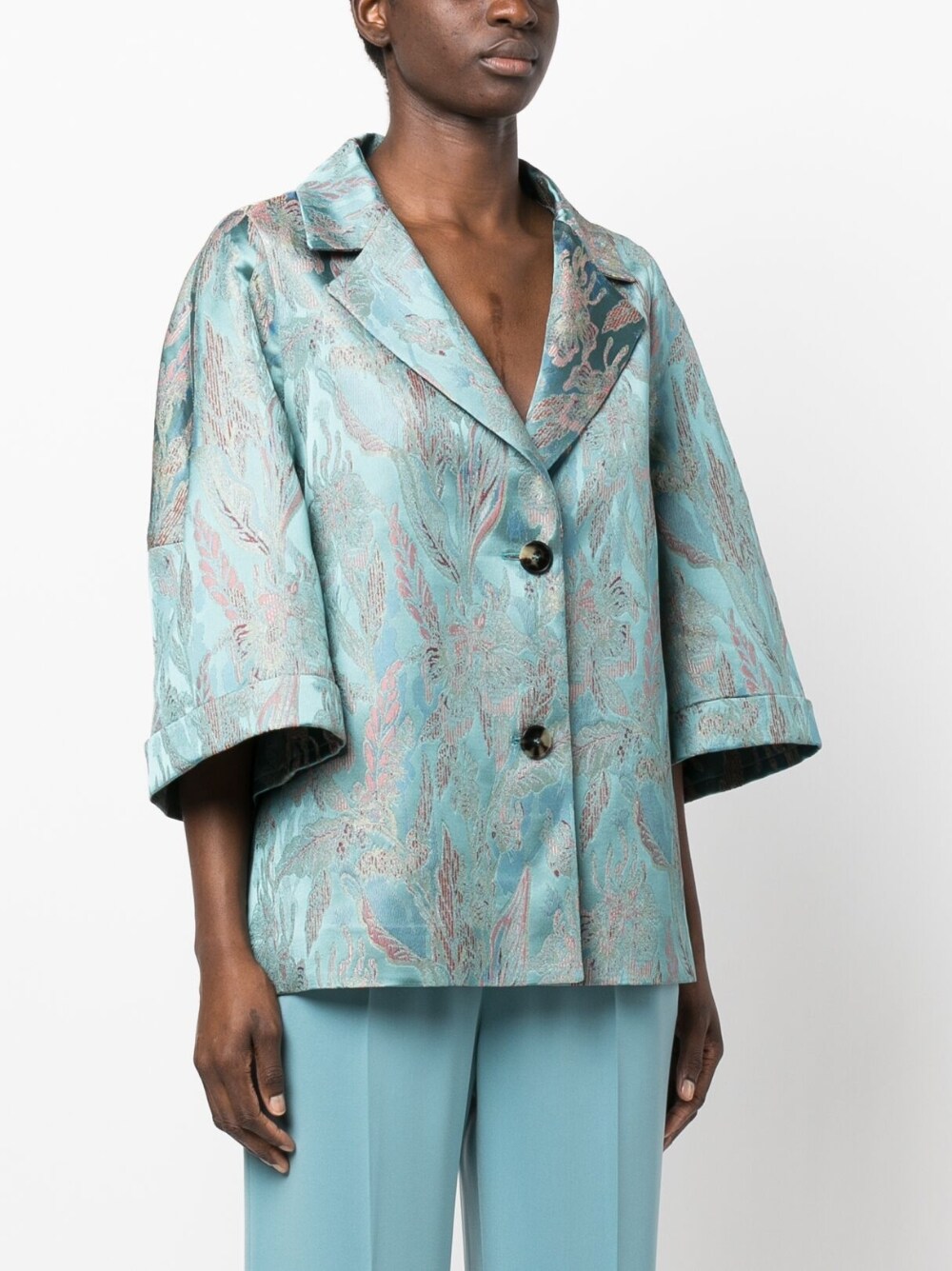 Alberto Biani Jackets Clear Blue PP871VI606586 (alberto biani / カジュアルジャケット ) | alberto biani (アルベルト ビアーニ)(1)