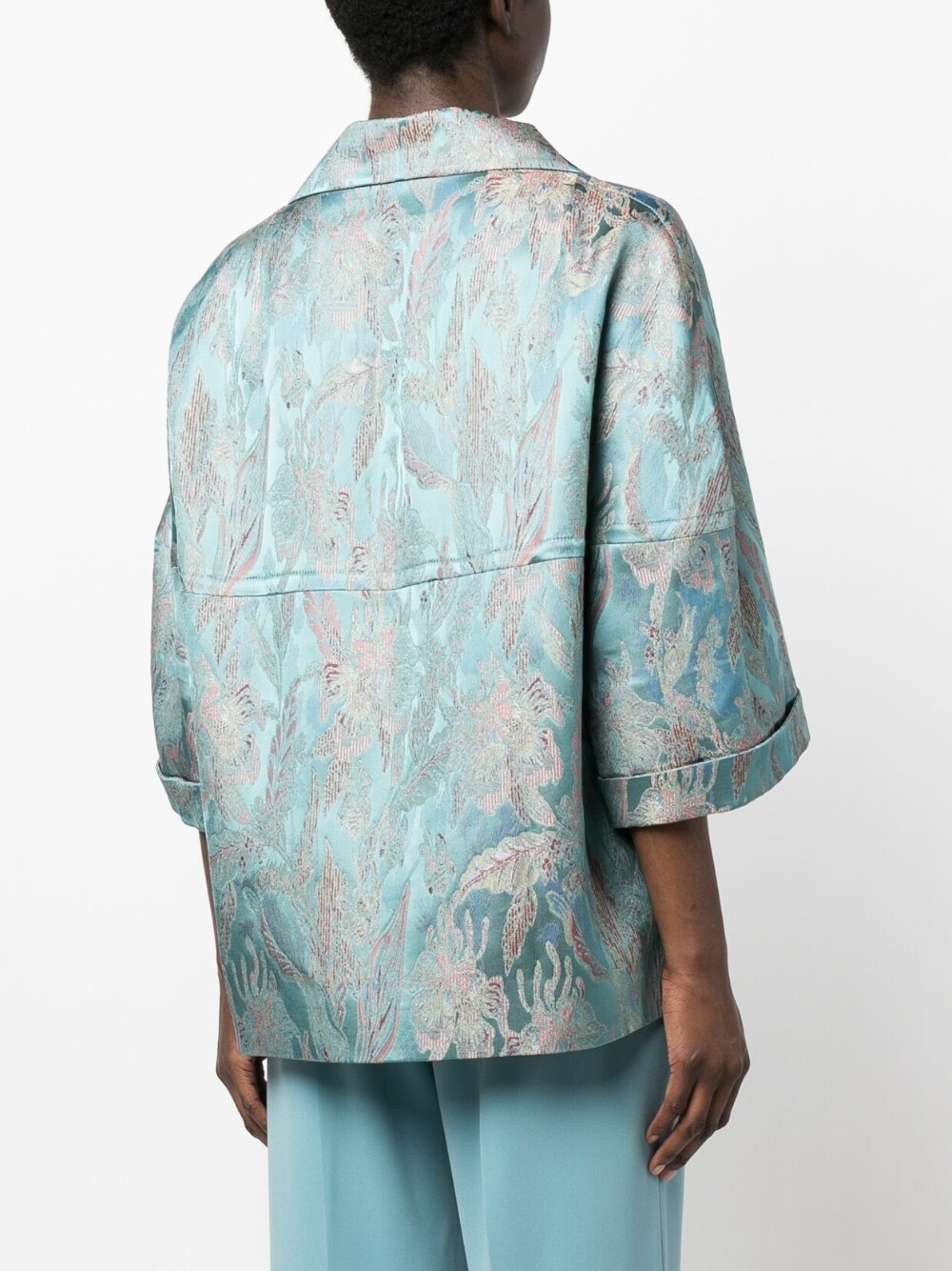 Alberto Biani Jackets Clear Blue PP871VI606586 (alberto biani / カジュアルジャケット ) | alberto biani (アルベルト ビアーニ)(2)