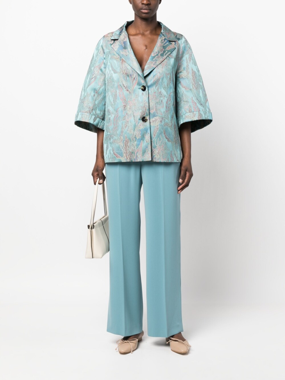 Alberto Biani Jackets Clear Blue PP871VI606586 (alberto biani / カジュアルジャケット ) | alberto biani (アルベルト ビアーニ)(3)