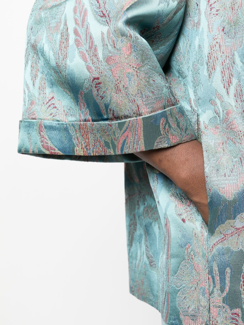 Alberto Biani Jackets Clear Blue PP871VI606586 (alberto biani / カジュアルジャケット ) | alberto biani (アルベルト ビアーニ)(4)