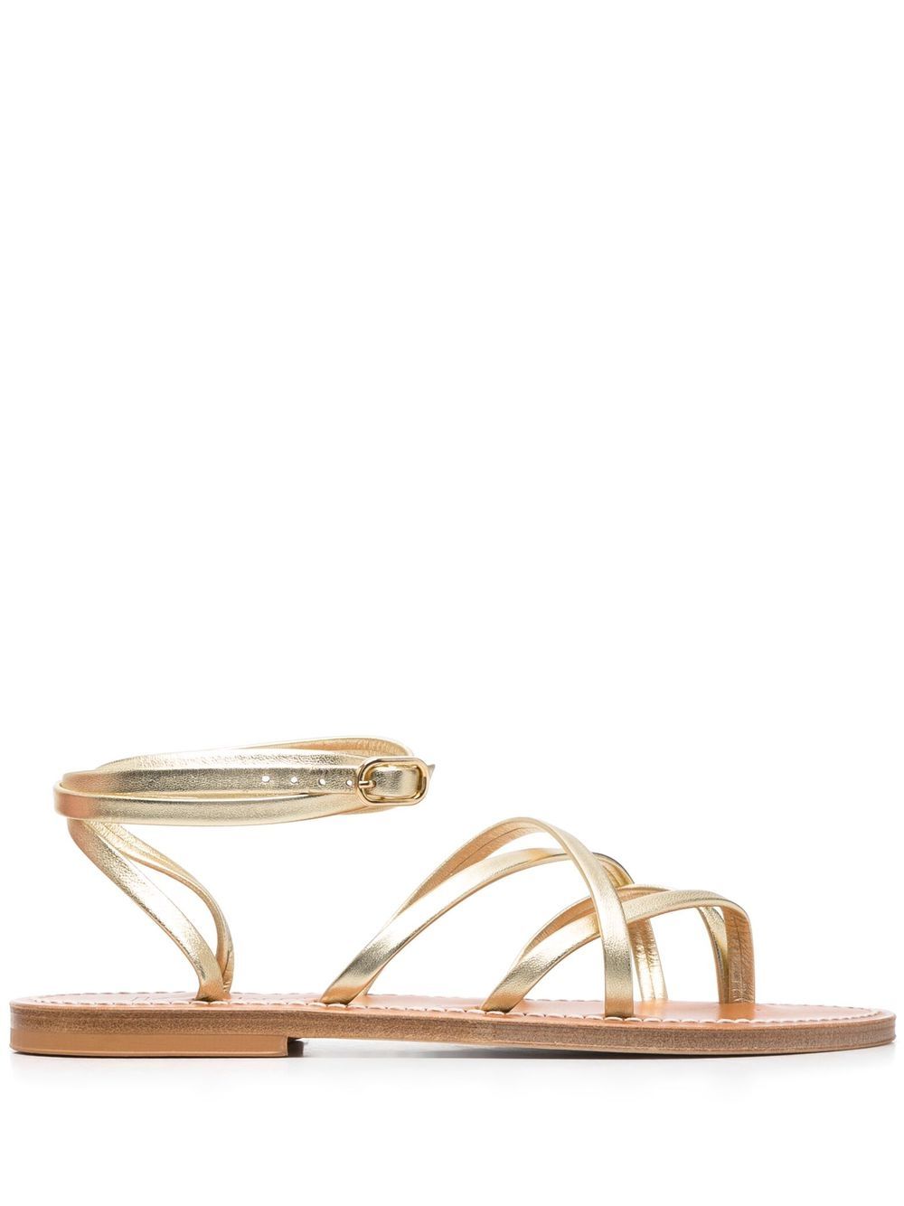 K Jacques St Tropez Sandals Grey EJ306809ZENOBIELAMEPLATINE (K.JACQUES / サンダル ) | K.JACQUES (カージャック)