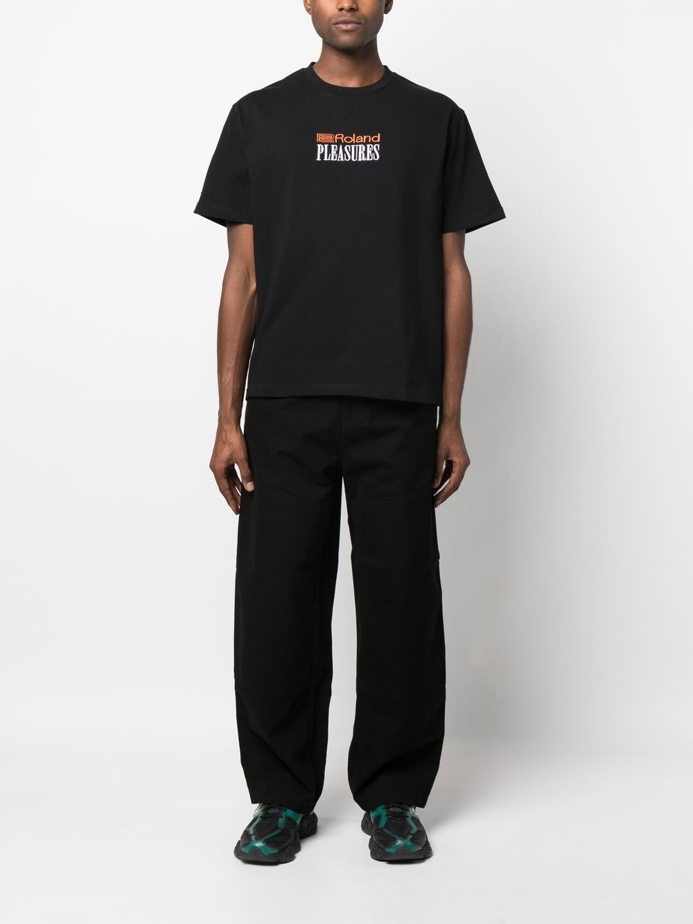 Pleasures T-shirts and Polos Black P22W044BLACK (PLEASURES / Tシャツ・カットソー ) | PLEASURES (プレジャーズ)(3)