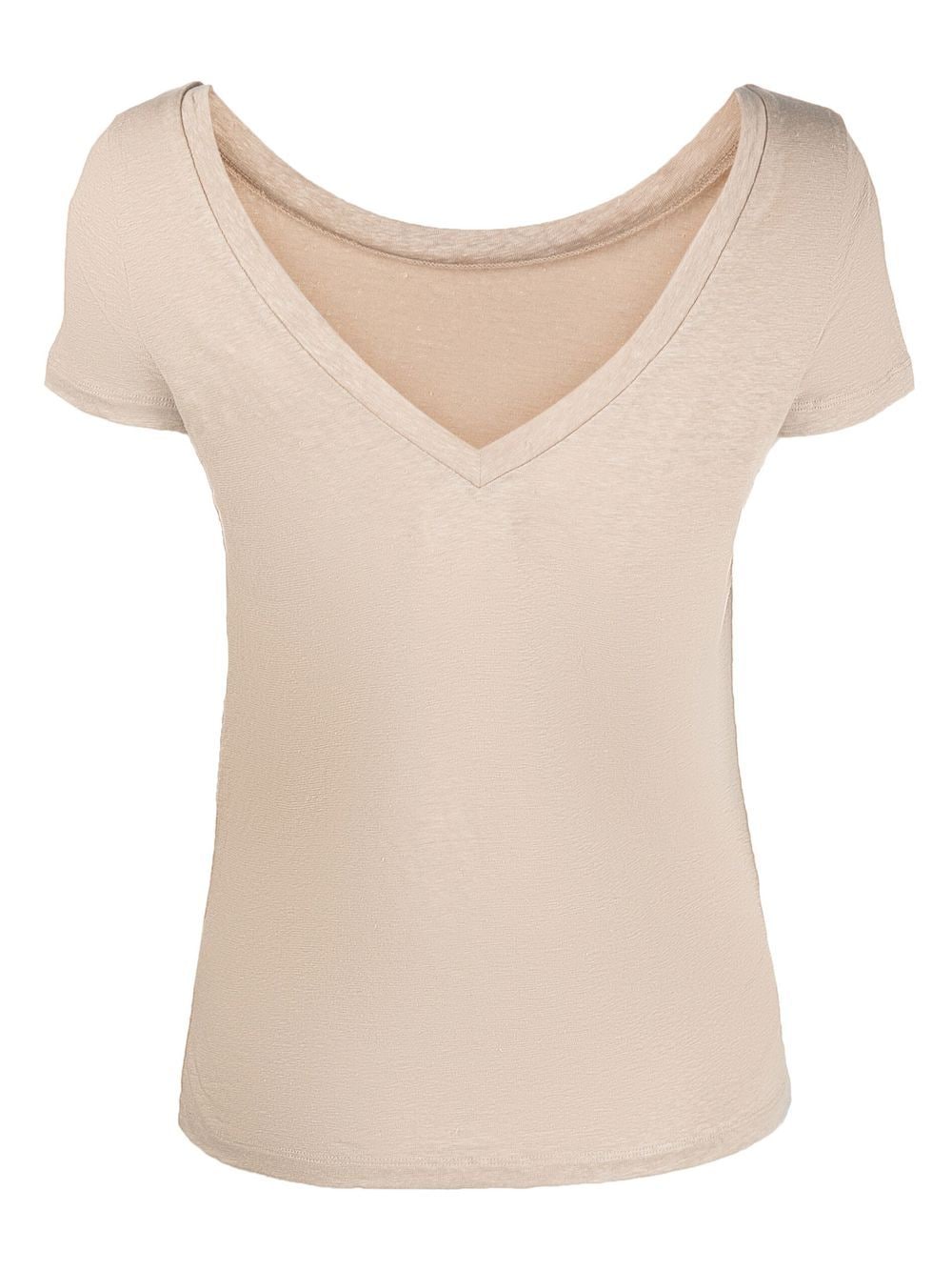 Majestic T-shirts and Polos Beige M011FTS716COLROND677 (MAJESTIC FILATURES / Tシャツ・カットソー ) | MAJESTIC FILATURES (マジェスティック フィラチュール)(1)