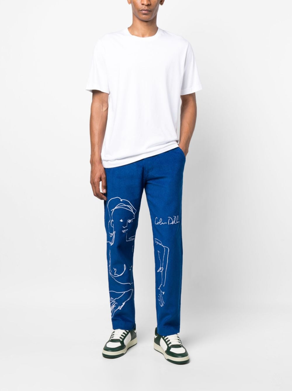KIDSUPER Trousers Blue SS23SUB27SIGNATURE (KidSuper Studios / パンツ ) | KidSuper Studios (キッドスーパー ストゥディオス)(1)
