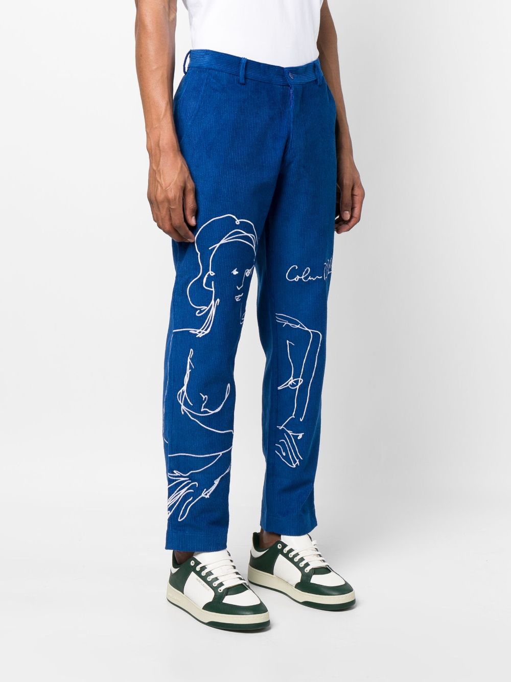 KIDSUPER Trousers Blue SS23SUB27SIGNATURE (KidSuper Studios / パンツ ) | KidSuper Studios (キッドスーパー ストゥディオス)(3)