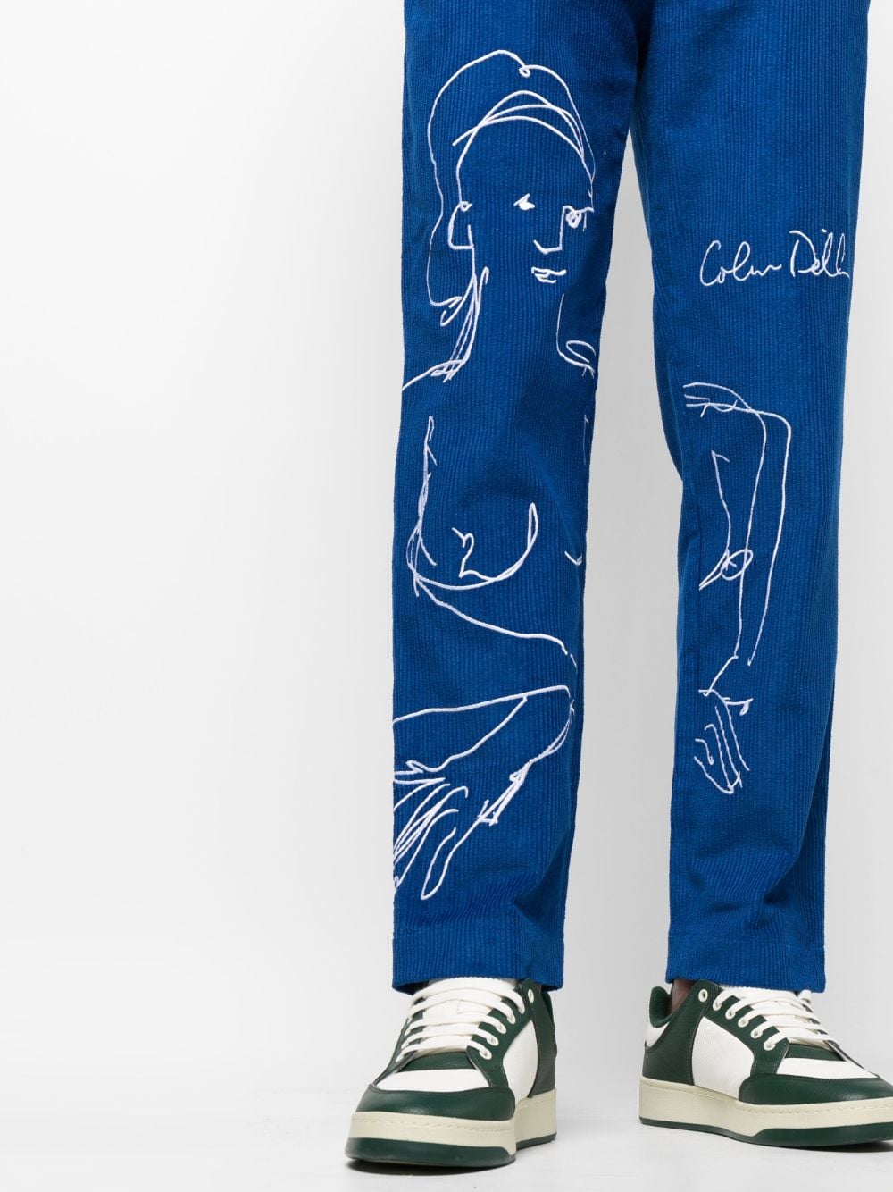 KIDSUPER Trousers Blue SS23SUB27SIGNATURE (KidSuper Studios / パンツ ) | KidSuper Studios (キッドスーパー ストゥディオス)(4)