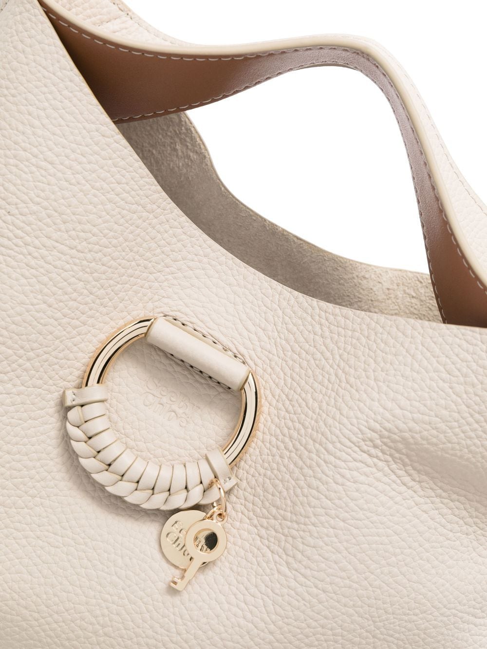 See By Chloé Bags.. Beige CHS23SSB90C7824H (See By Chloé / ハンドバッグ・ショルダーバッグ ) | See By Chloé (シーバイクロエ)(1)