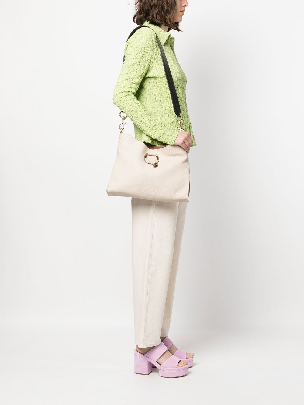 See By Chloé Bags.. Beige CHS23SSB90C7824H (See By Chloé / ハンドバッグ・ショルダーバッグ ) | See By Chloé (シーバイクロエ)(2)