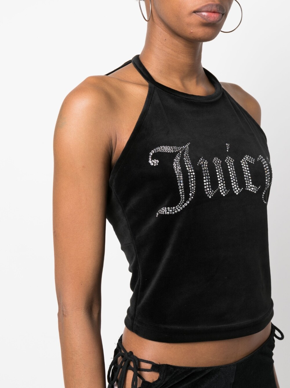 Juicy Couture Top Black VEJH70048WPFJ00 (Juicy Couture / タンクトップ・キャミソール ) | Juicy Couture (ジューシー クチュール)(1)
