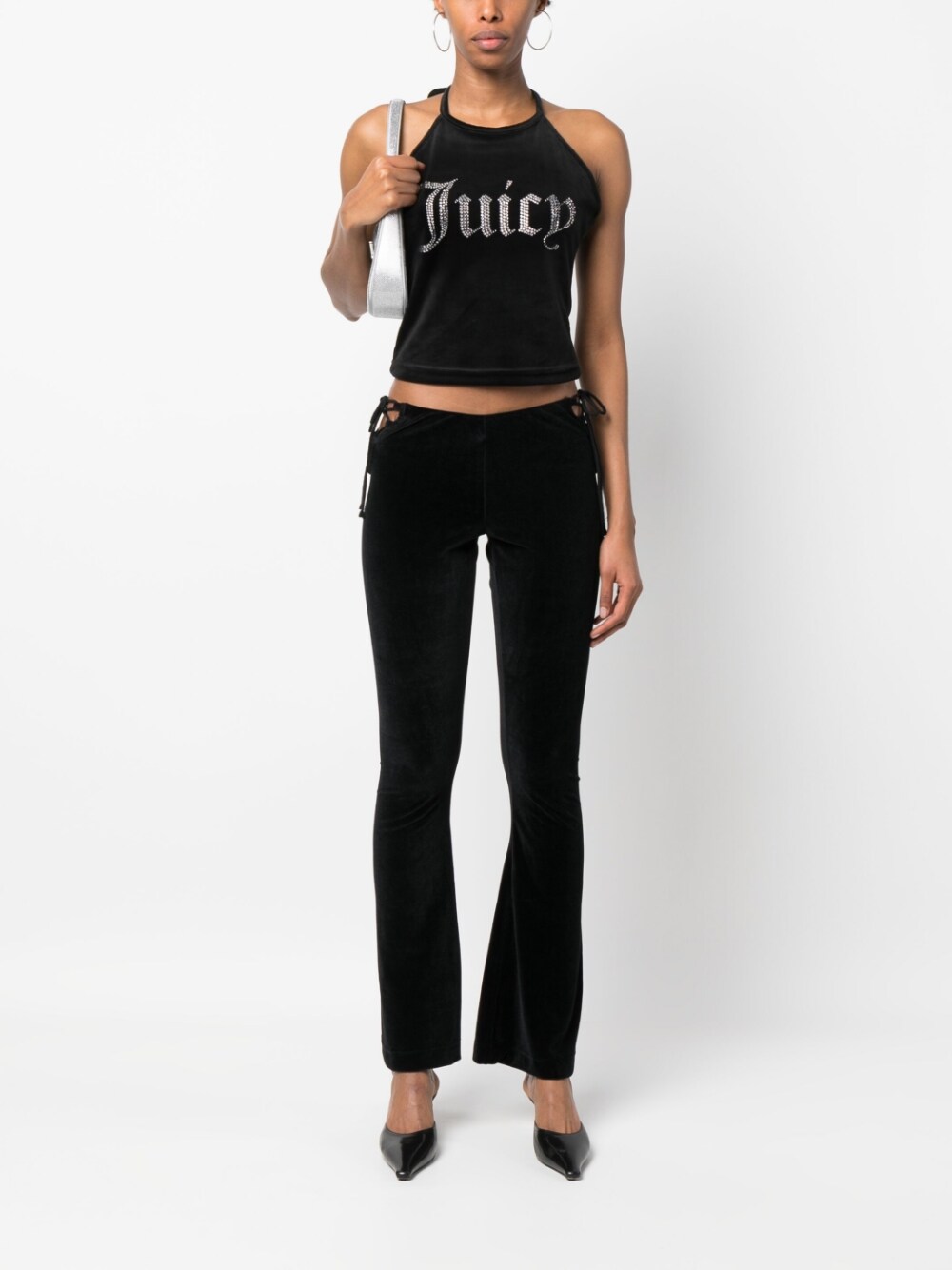 Juicy Couture Top Black VEJH70048WPFJ00 (Juicy Couture / タンクトップ・キャミソール ) | Juicy Couture (ジューシー クチュール)(4)
