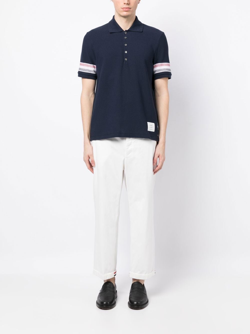 Thom Browne T-shirts and Polos Blue MJP169AJ0046415 (Thom Browne / ポロシャツ ) | Thom Browne (トム・ブラウン)(3)