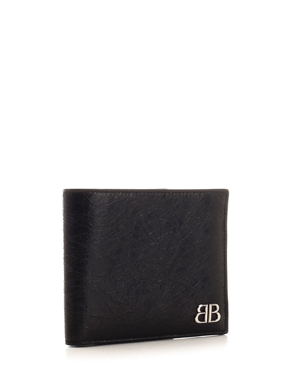 BALENCIAGA Monaco Square Folded Wallet 折りたたみ 財布 Men's Monaco Square Folded Wallet in Black | Balenciaga US