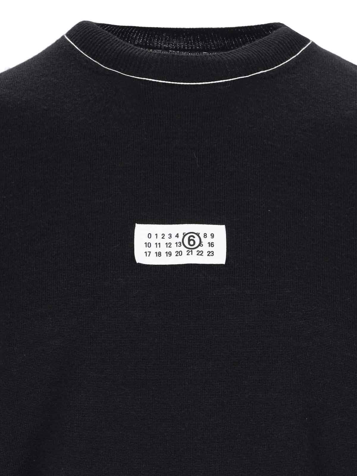 Logo sweater SH0HL0017M13037900 (MM6 Maison Margiela / ニット・セーター・カーディガン ) | MM6 Maison Margiela (エムエムシックス)(3)