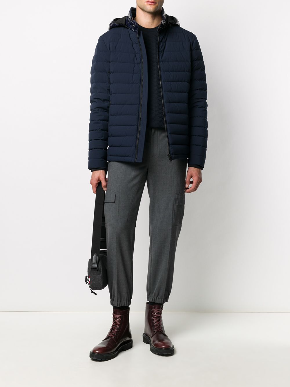 Emporio Armani T-shirts and Polos Blue 8N1TL71JHWZ0920 (EMPORIO ARMANI / Tシャツ・カットソー ) | EMPORIO ARMANI (エンポリオ アルマーニ)(4)