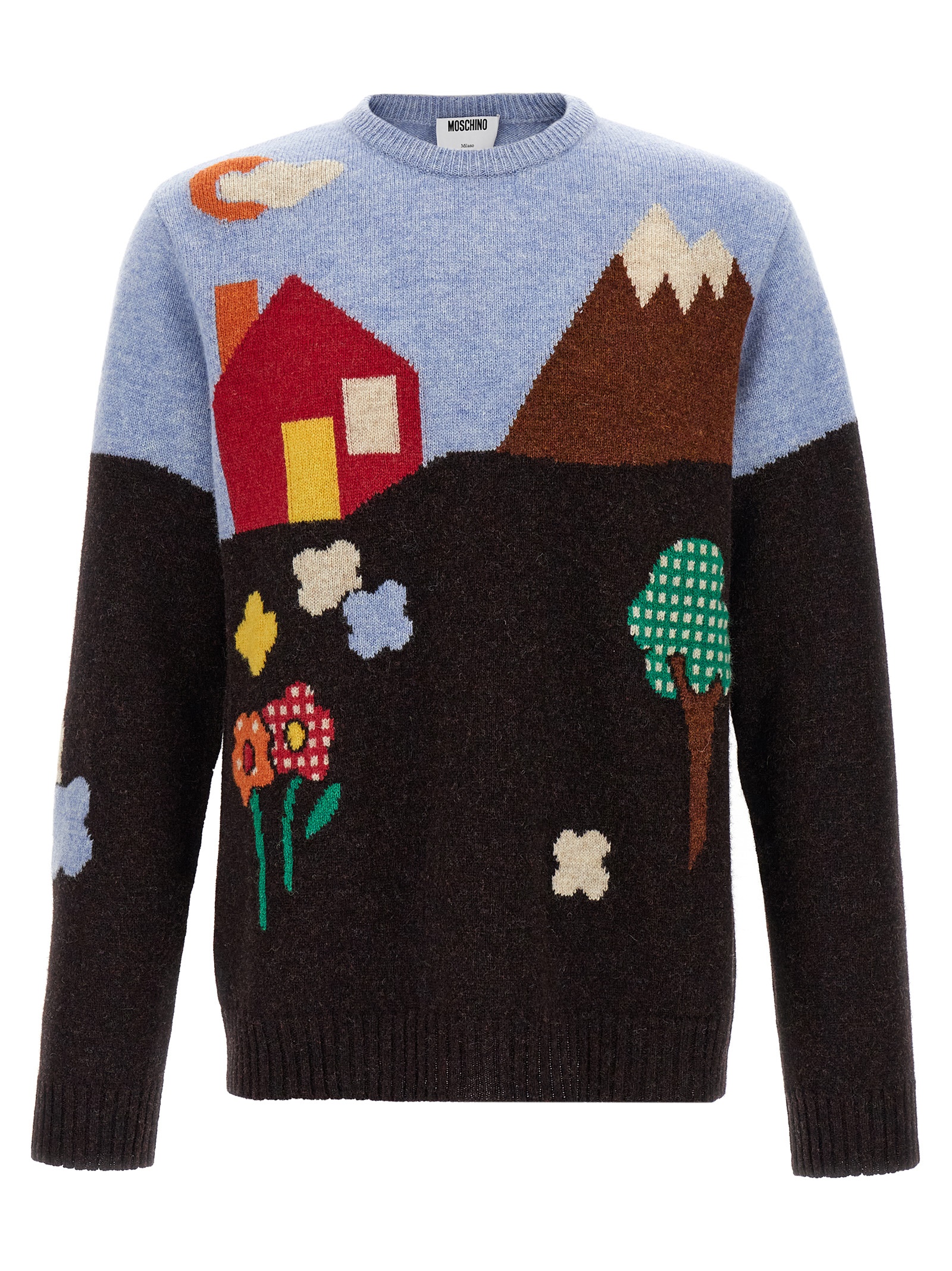 Shetland wool sweater A091352032888 (MOSCHINO / ニット・セーター・カーディガン ) | MOSCHINO (モスキーノ)