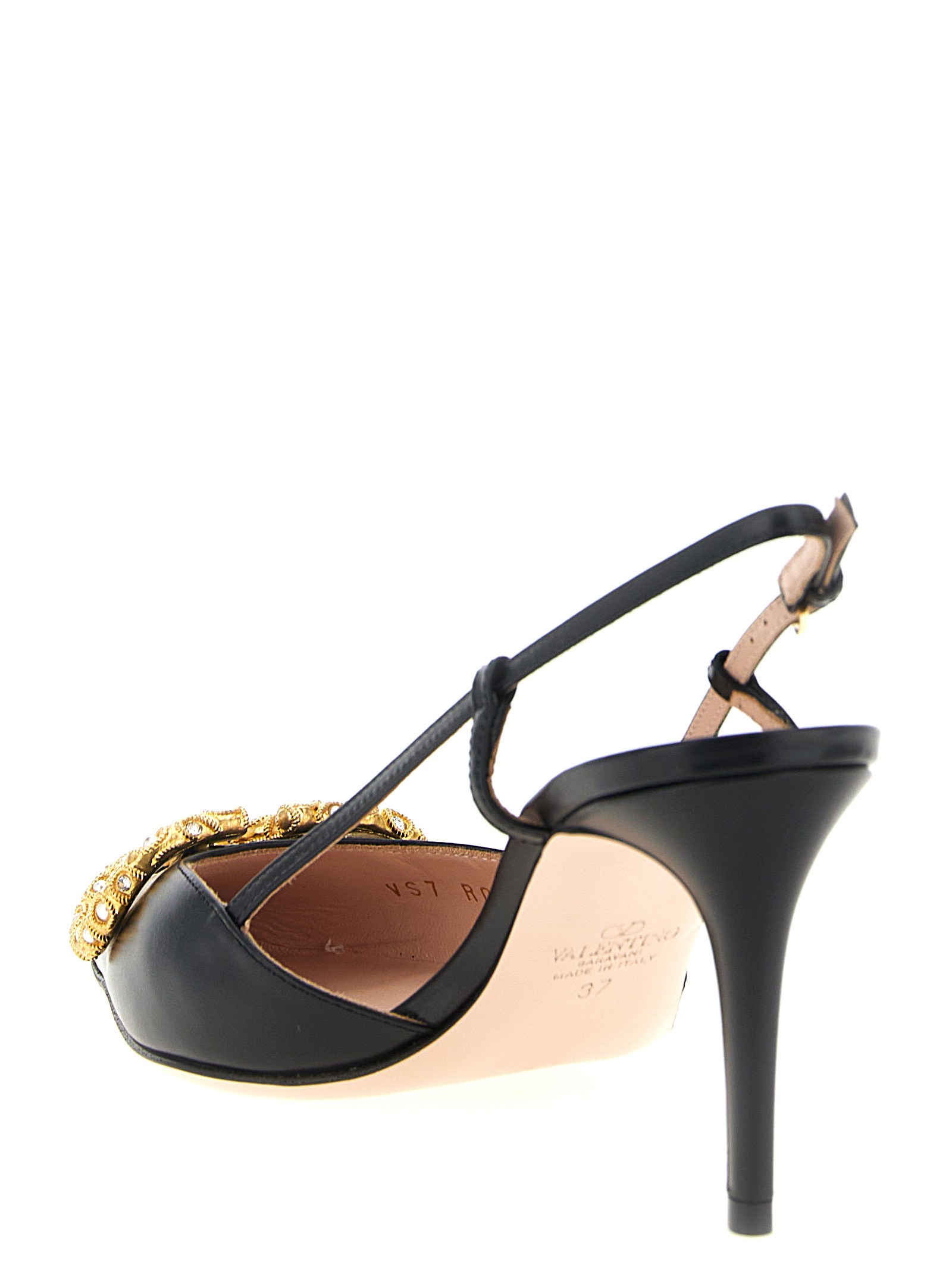Valentino Garavani With Heel Black (Valentino Garavani