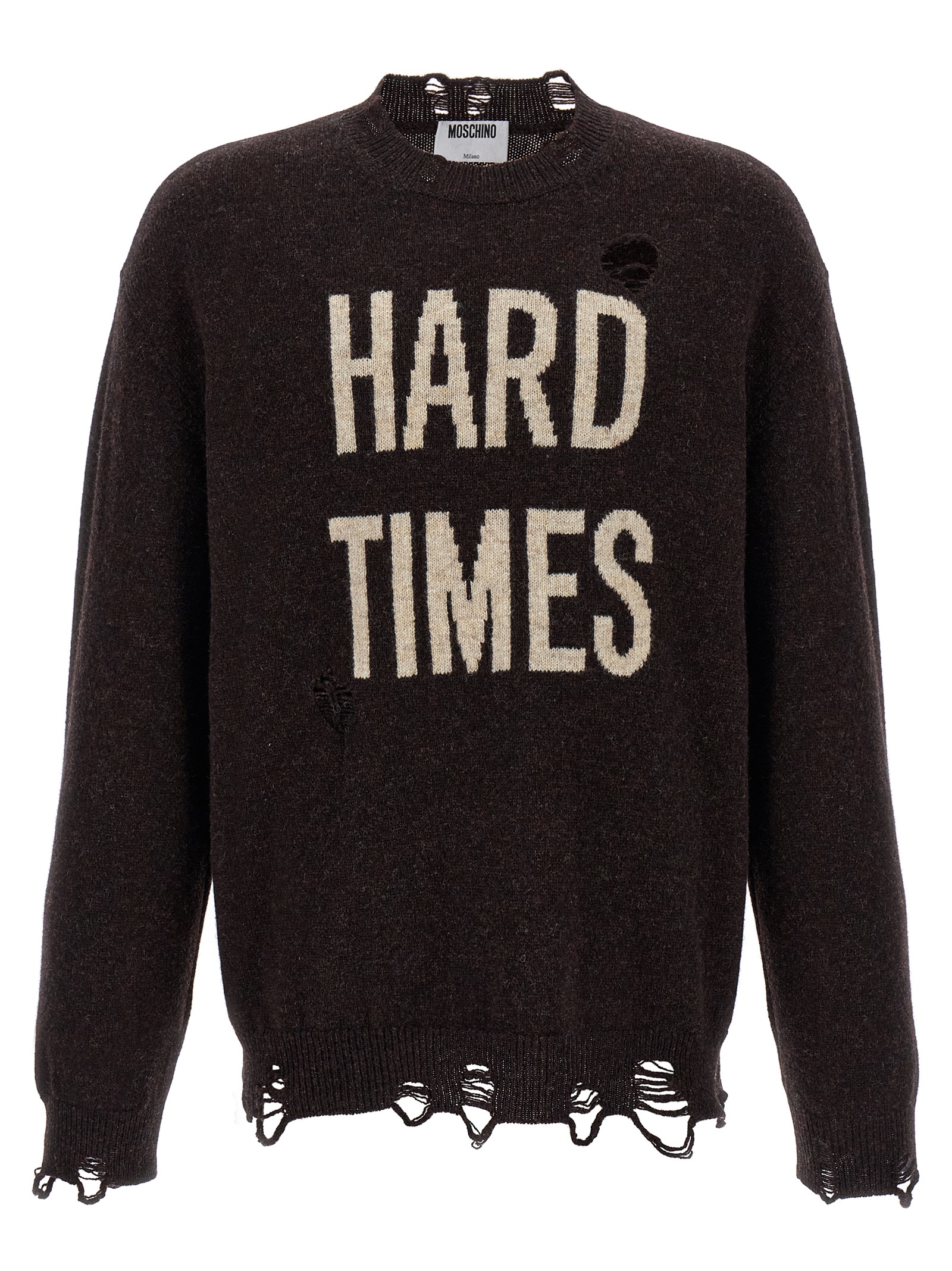'Hard Times' sweater A092752030102 (MOSCHINO / ニット・セーター・カーディガン ) | MOSCHINO (モスキーノ)