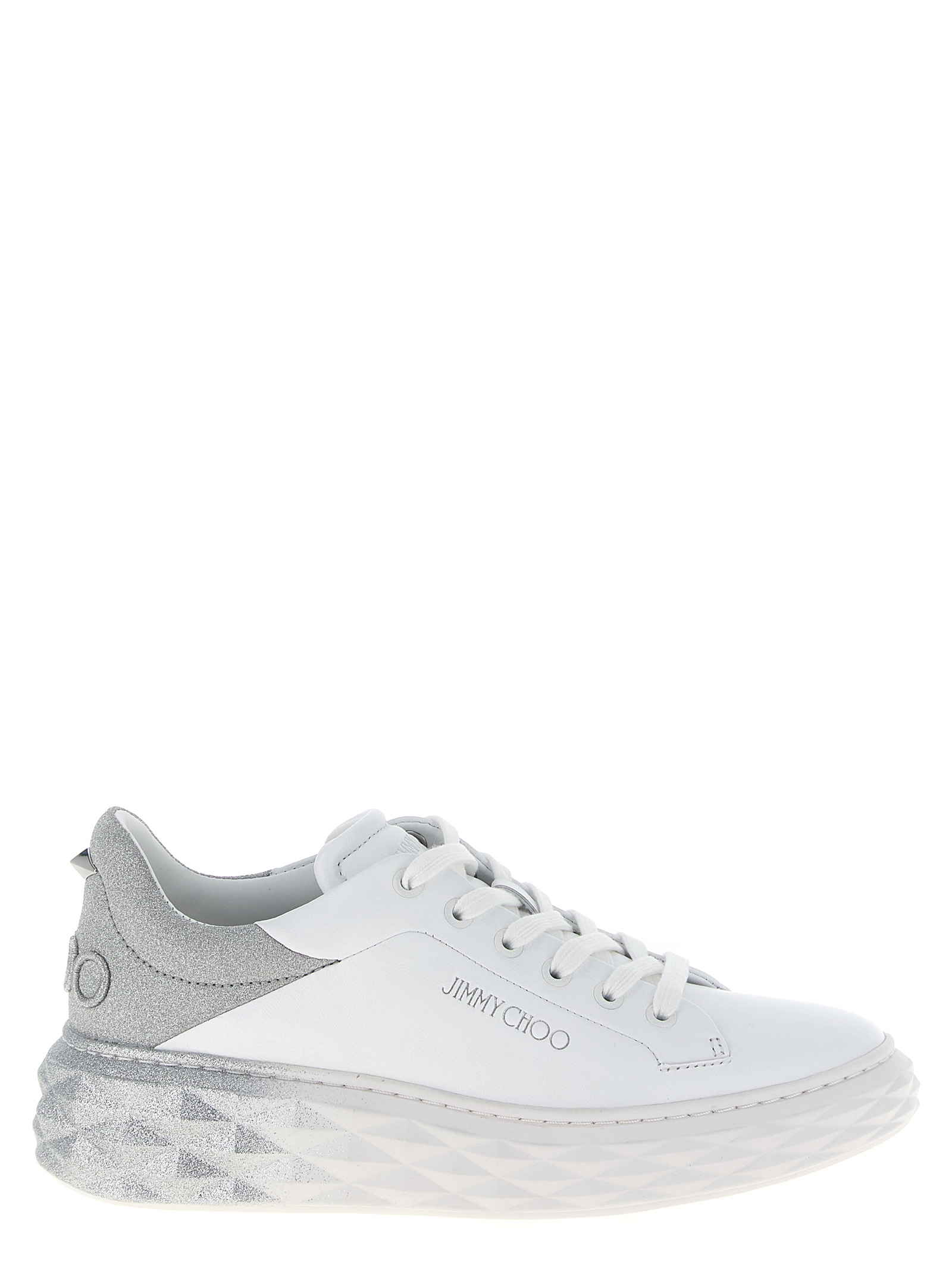 'Diamond Maxi F II' sneakers DIAMONDMAXIVWHITESILVER (JIMMY CHOO / スニーカー ) | JIMMY CHOO (ジミー チュウ)