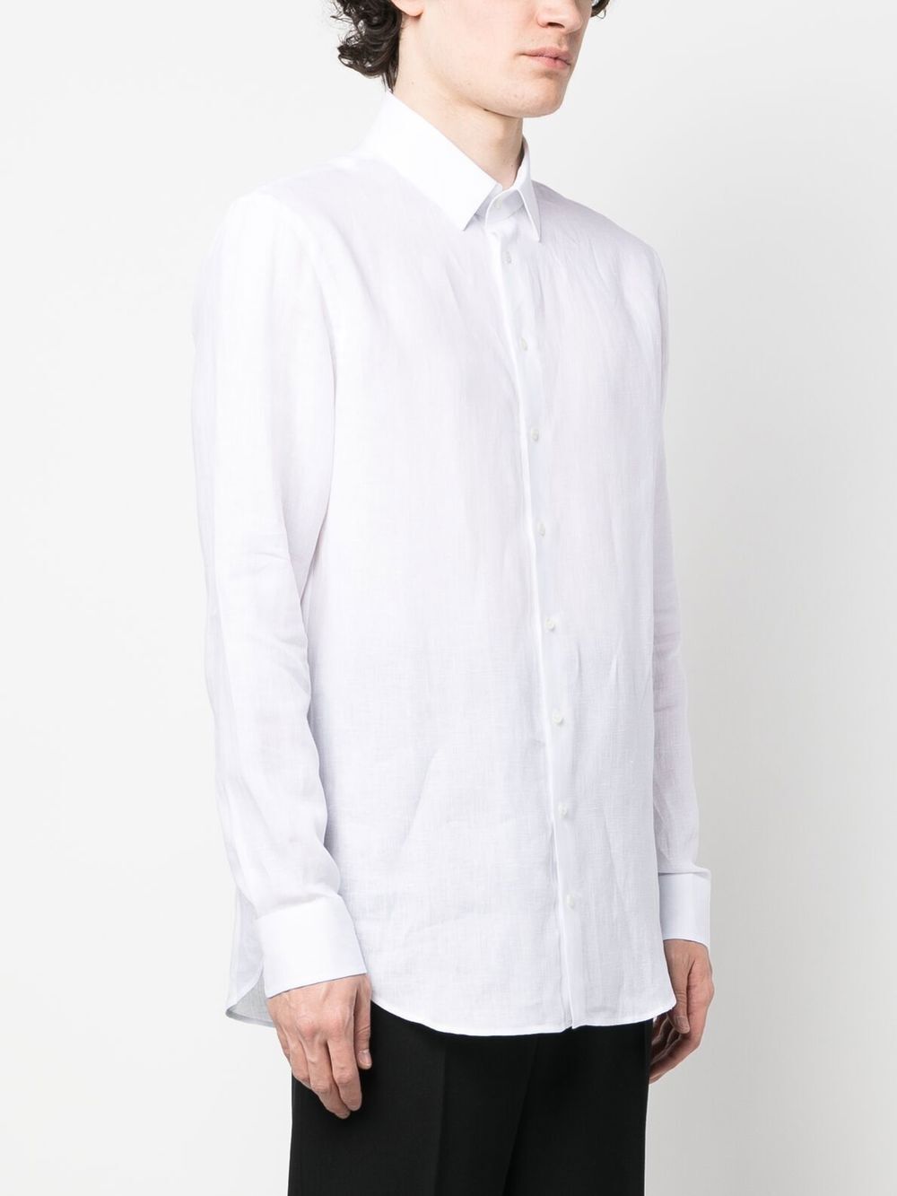REGULAR FIT LINEN SHIRT 8WGCCZ98TZC62U0BN (GIORGIO ARMANI / シャツ・ブラウス ) | GIORGIO ARMANI (ジョルジオ アルマーニ)(2)