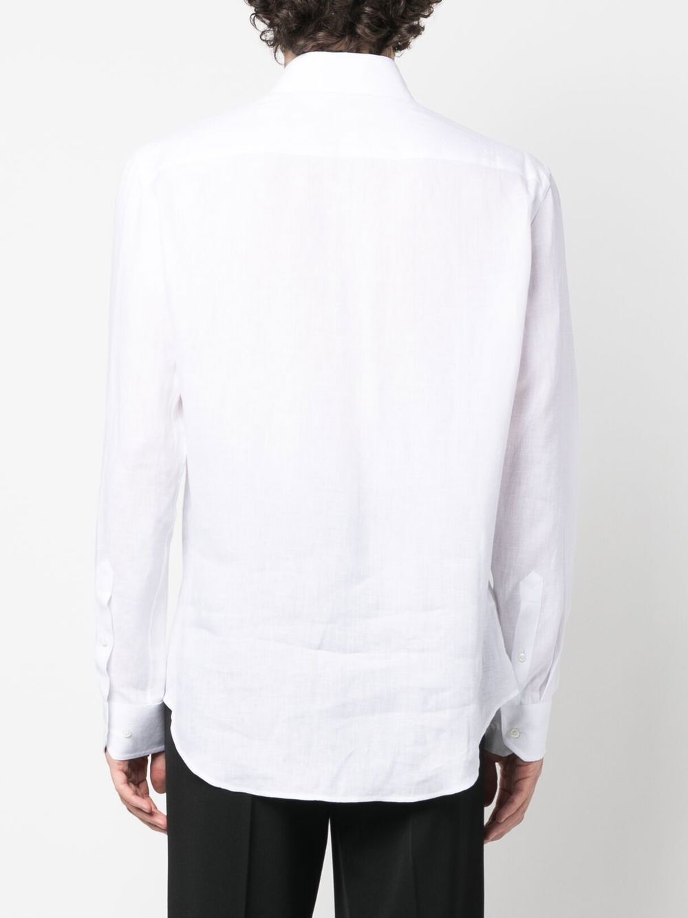 REGULAR FIT LINEN SHIRT 8WGCCZ98TZC62U0BN (GIORGIO ARMANI / シャツ・ブラウス ) | GIORGIO ARMANI (ジョルジオ アルマーニ)(4)
