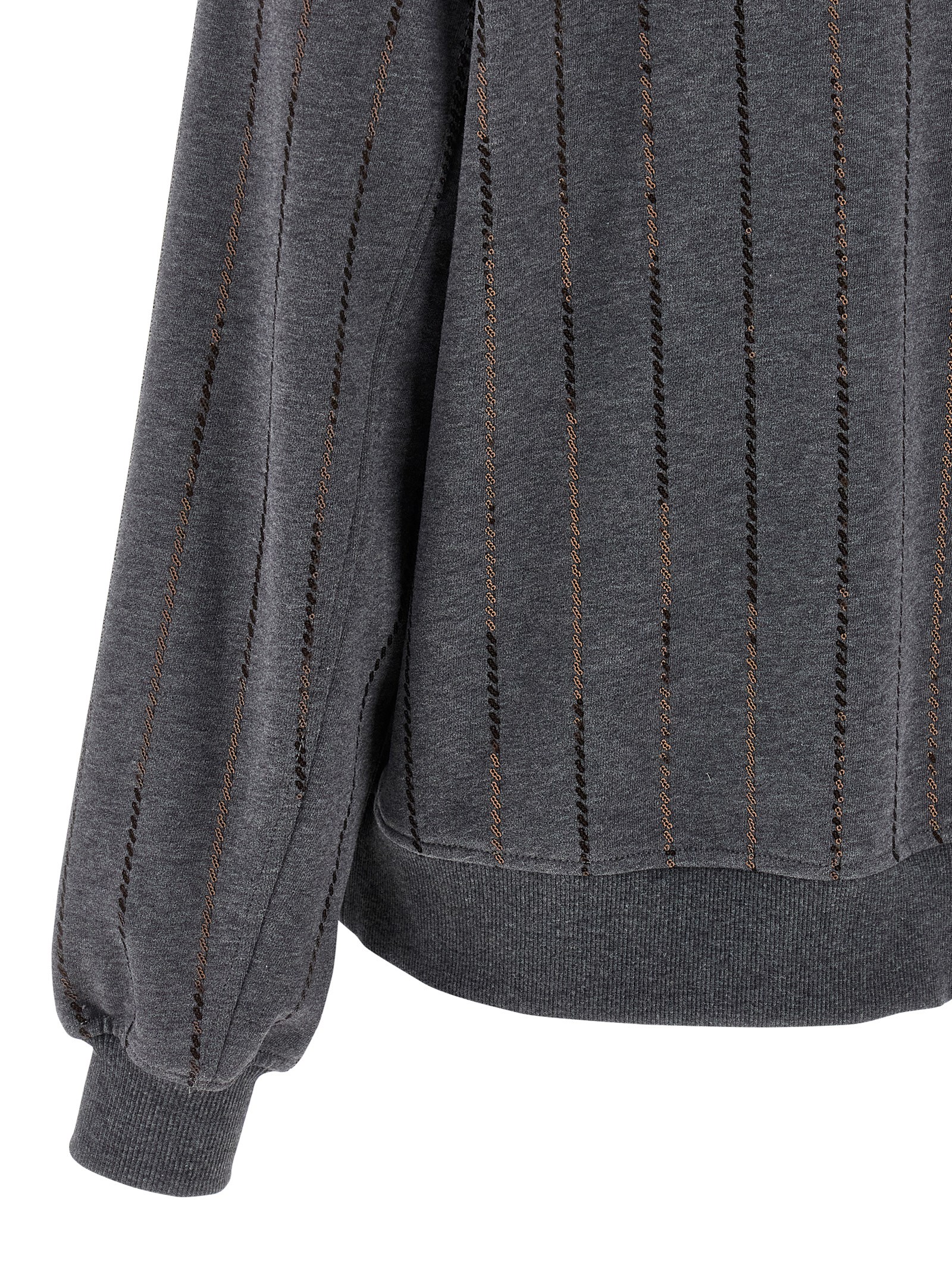 Micro sequin hoodie MN05NSO809C8125 (Brunello Cucinelli / スウェット・フーディー ) | Brunello Cucinelli (ブルネロ・クチネリ)(3)