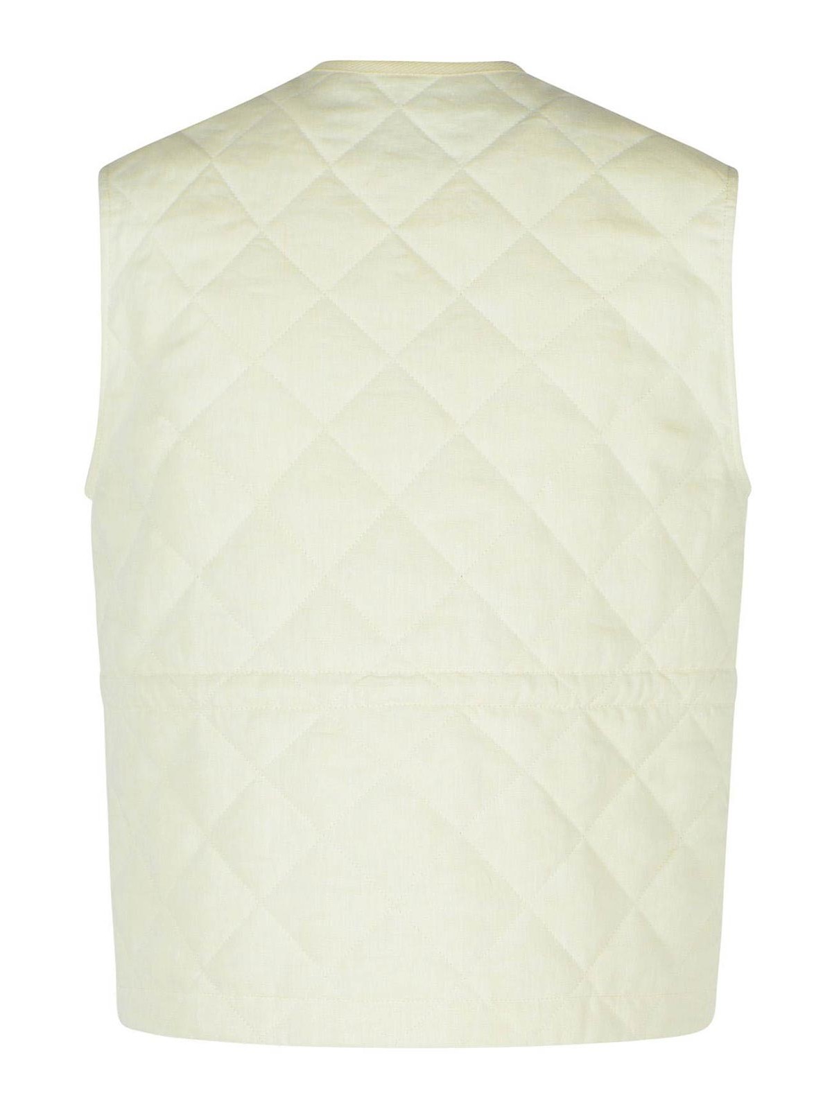 Vigny White Linen Vest 0931A00100788PY050 (Moncler / ベスト ) | Moncler (モンクレール)(1)
