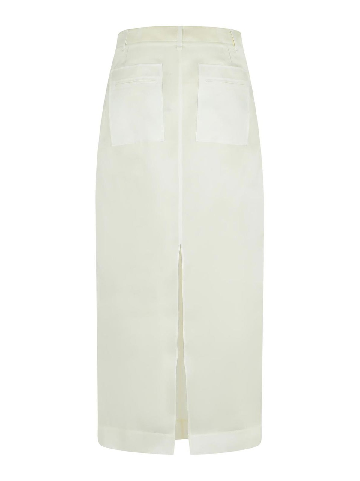 Lucian White Silk Skirt 41493002W3002168 (KHAITE / スカート ) | KHAITE (ケイト)(1)