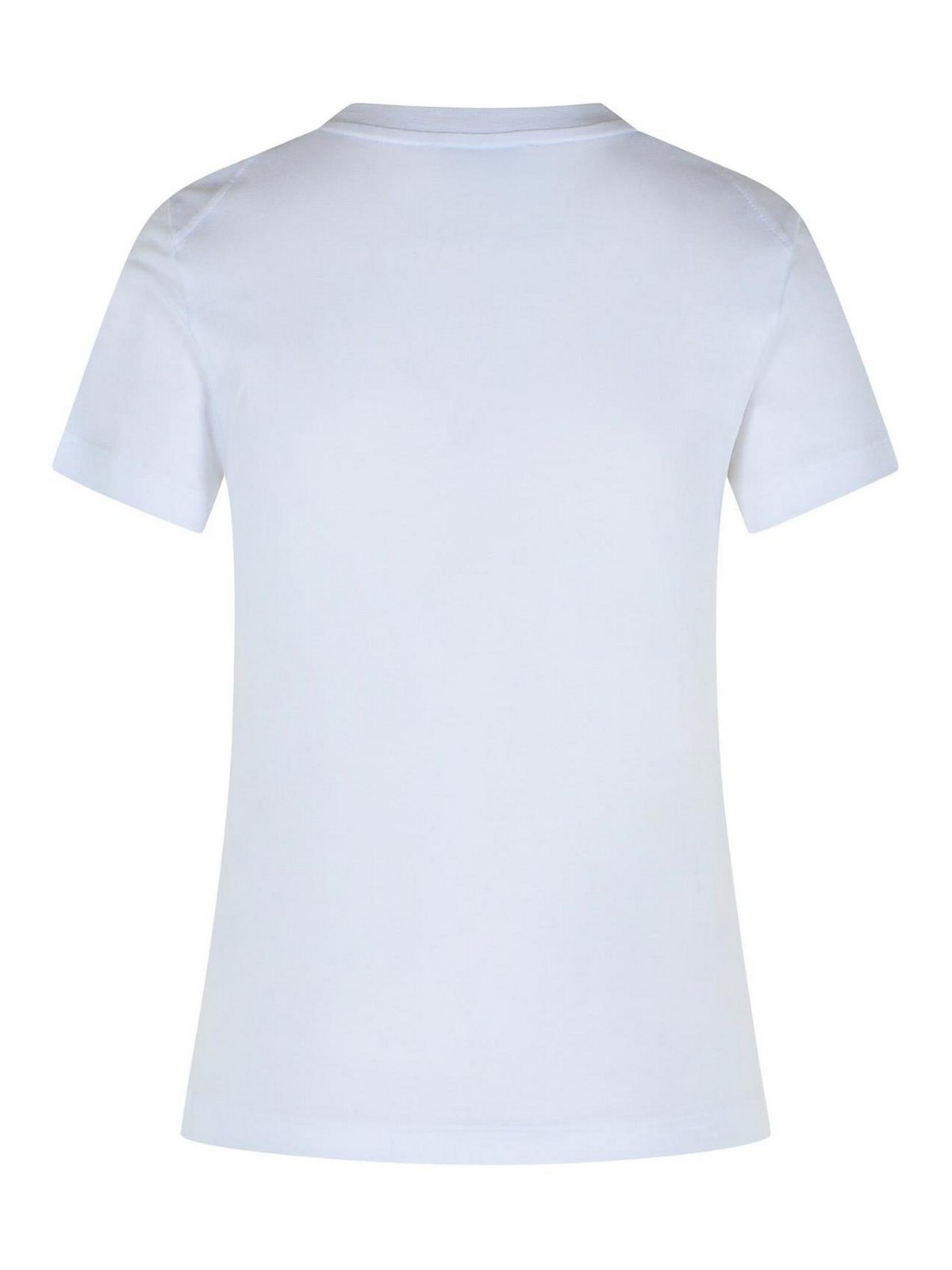 White Cotton T-Shirt K1J071882367001 (MOSCHINO JEANS / Tシャツ・カットソー ) | MOSCHINO JEANS (モスキーノ ジーンズ)(1)