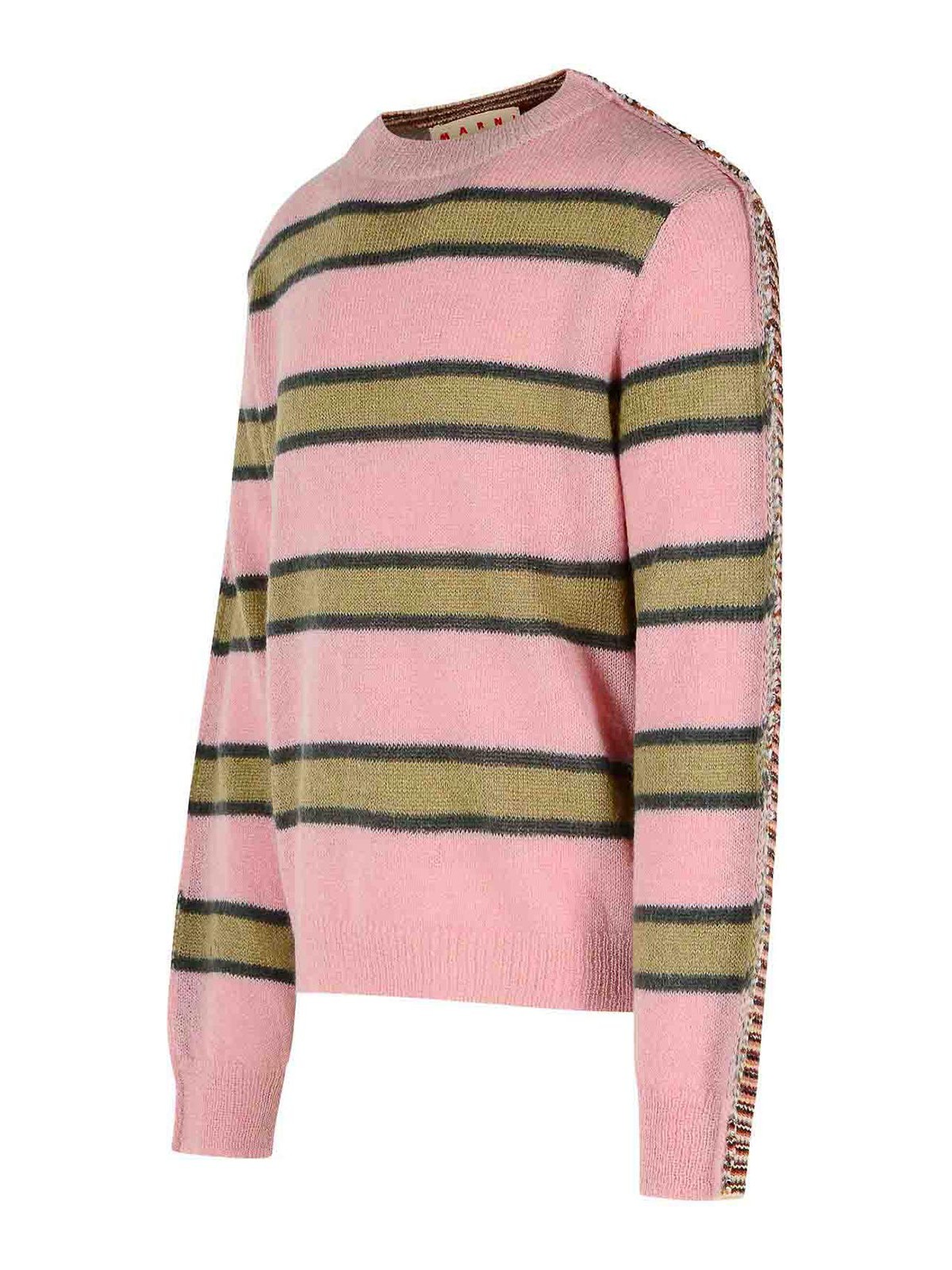 Pink Mohair Blend Sweater GCMG0204Q1UFU193STC47 (Marni / ニット・セーター・カーディガン ) | Marni (マルニ)(2)