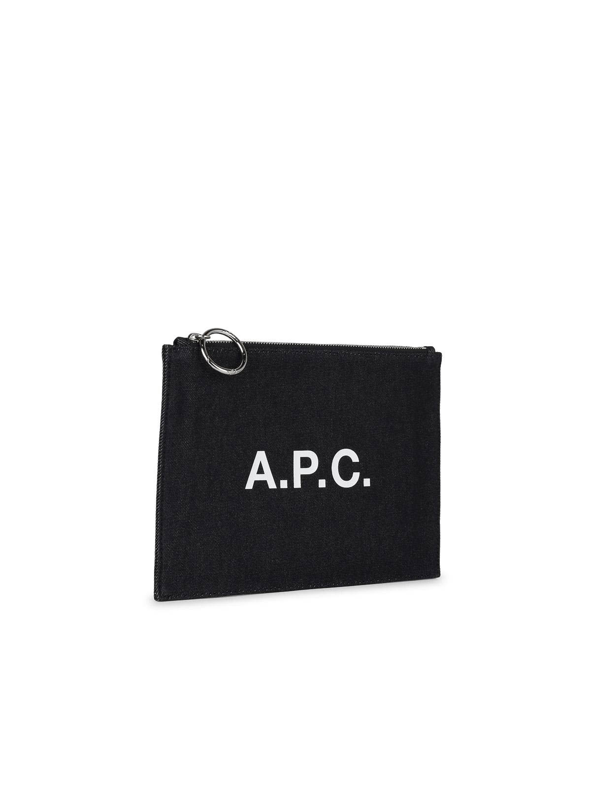 Tokyo Blue Cotton Clutch Bag COHDPH63610IAI (A.P.C. / クラッチバッグ・ポーチ ) | A.P.C. (アーペーセー)(1)