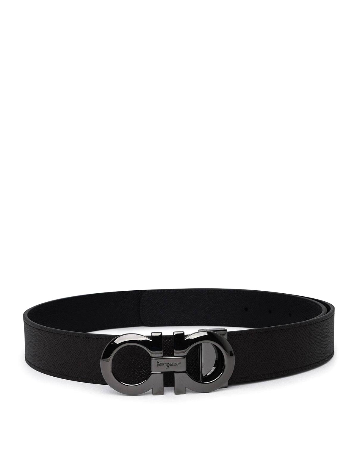 Hammered Leather Reversible Belt 6755420689112080 (FERRAGAMO / ベルト・サスペンダー ) | FERRAGAMO (フェラガモ)