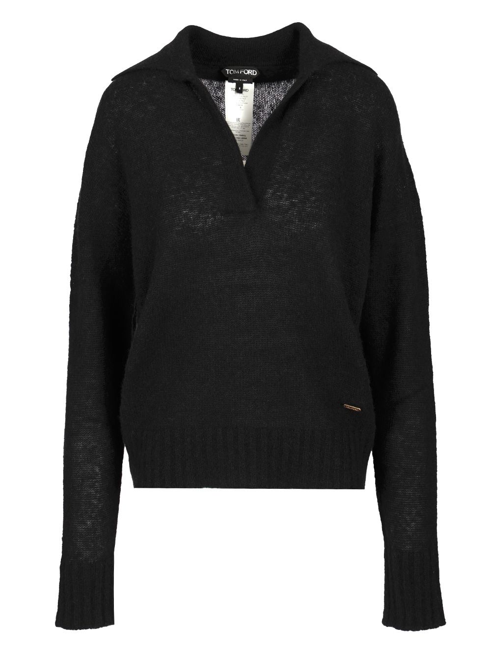 Cashmere and silk polo shirt MAK1391YAX921LB999 (TOM FORD / ニット・セーター・カーディガン ) | TOM FORD (トムフォード)