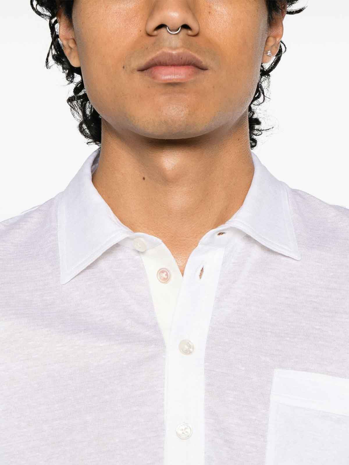 T-Shirts And Polos White JPS007JMS024S25AW002 (TOM FORD / ポロシャツ ) | TOM FORD (トムフォード)(1)