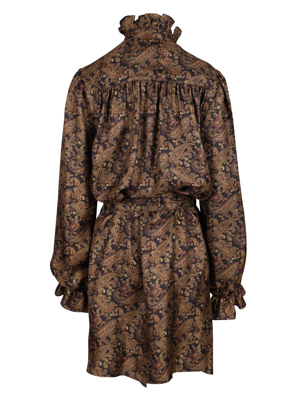 Paisley pattern silk twill dress 828304Y6K904775 (Saint Laurent / ワンピース・ドレス・オールインワン ) | Saint Laurent (サンローラン)(1)