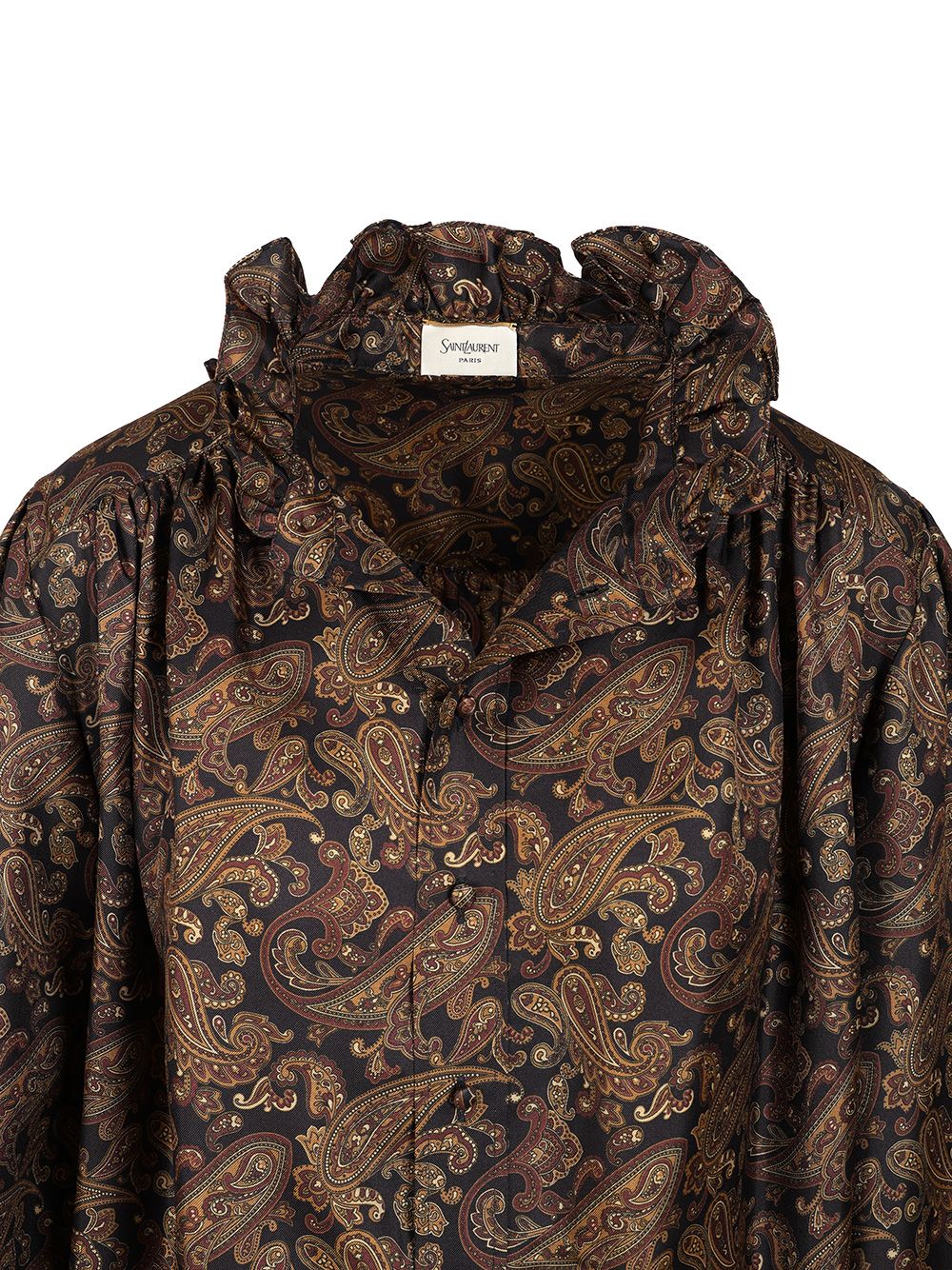 Paisley pattern silk twill dress 828304Y6K904775 (Saint Laurent / ワンピース・ドレス・オールインワン ) | Saint Laurent (サンローラン)(3)