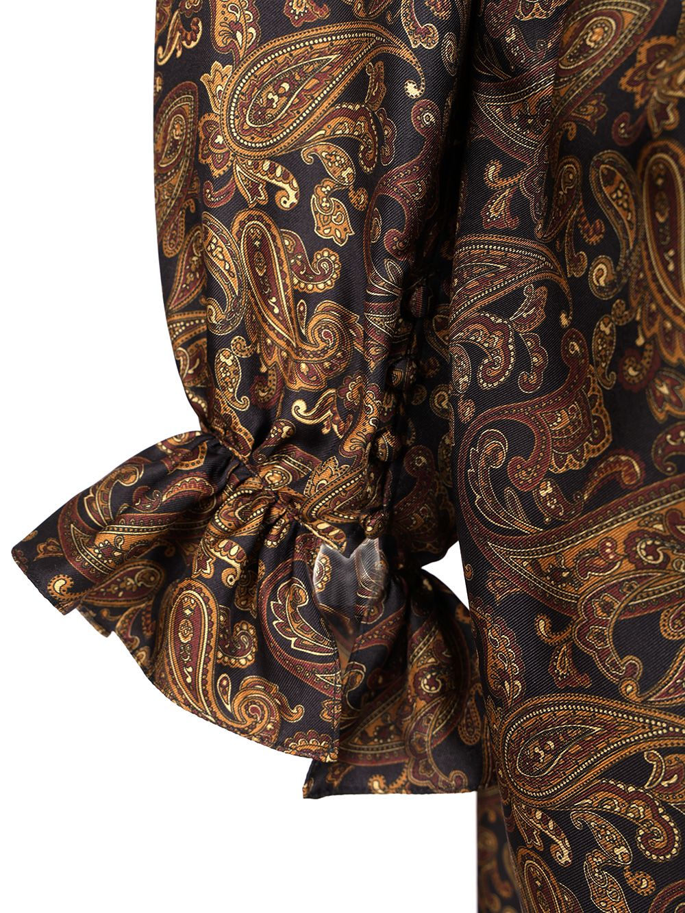 Paisley pattern silk twill dress 828304Y6K904775 (Saint Laurent / ワンピース・ドレス・オールインワン ) | Saint Laurent (サンローラン)(4)