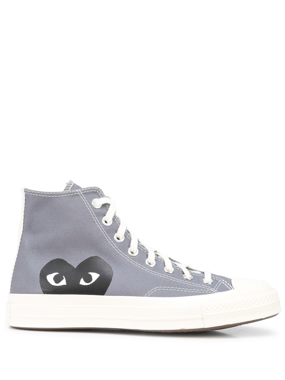 HALF HEART CHUCK TAYLOR `70 HIGH TOP SNEAKERS P1K122GREY (PLAY Comme Des Garçons / スニーカー ) | PLAY Comme Des Garçons (プレイ コムデギャルソン)