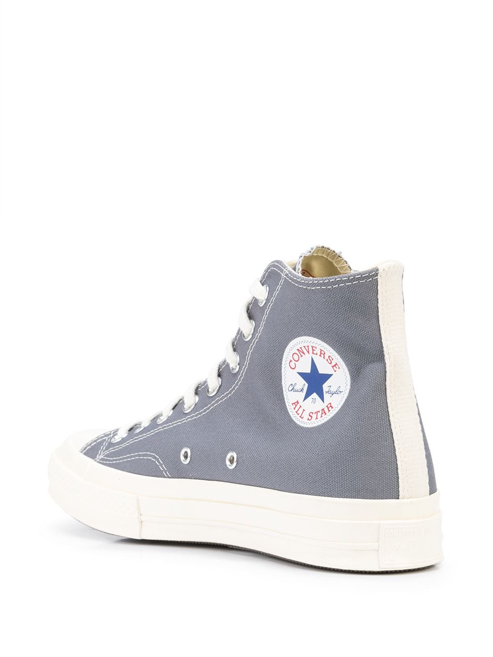 HALF HEART CHUCK TAYLOR `70 HIGH TOP SNEAKERS P1K122GREY (PLAY Comme Des Garçons / スニーカー ) | PLAY Comme Des Garçons (プレイ コムデギャルソン)(1)