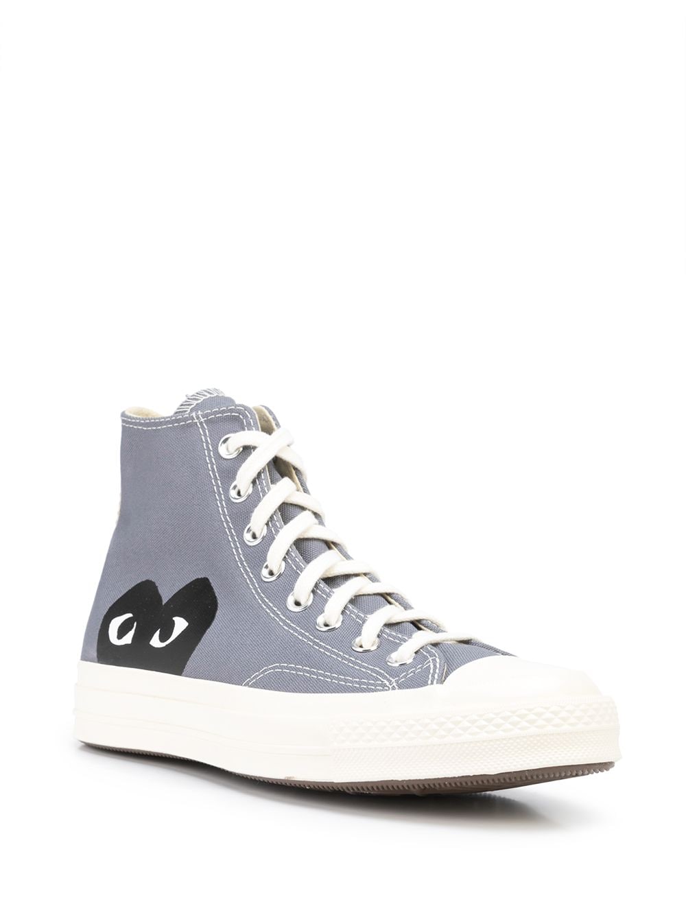 HALF HEART CHUCK TAYLOR `70 HIGH TOP SNEAKERS P1K122GREY (PLAY Comme Des Garçons / スニーカー ) | PLAY Comme Des Garçons (プレイ コムデギャルソン)(2)