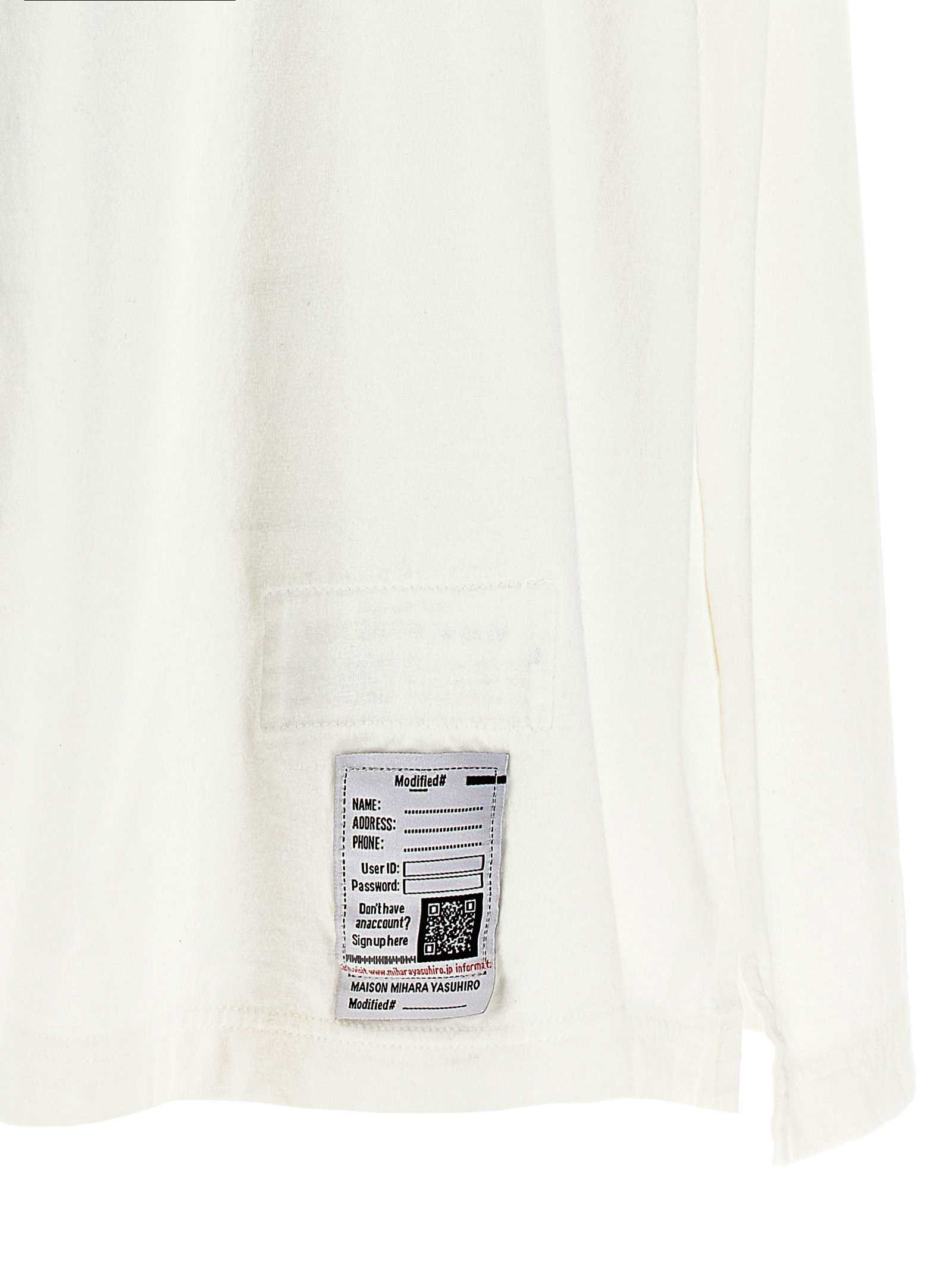 Printed T-shirt J14TS782WHITE (Maison Mihara Yasuhiro / Tシャツ・カットソー ) | Maison Mihara Yasuhiro (メゾン ミハラ ヤスヒロ)(3)
