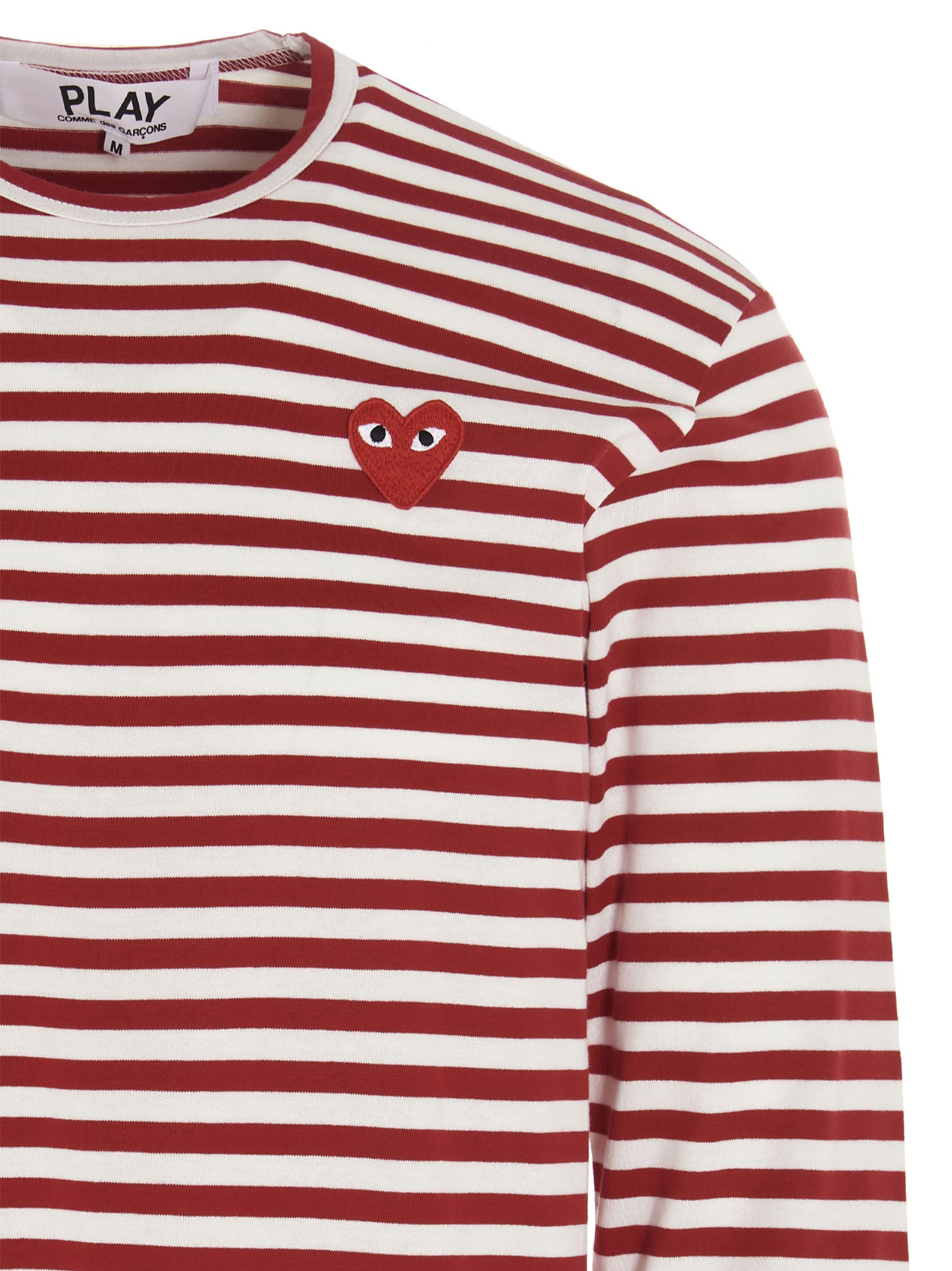 Logo patch stripes t-shirt AXT1644 (PLAY Comme Des Garçons / Tシャツ・カットソー ) | PLAY Comme Des Garçons (プレイ コムデギャルソン)(2)
